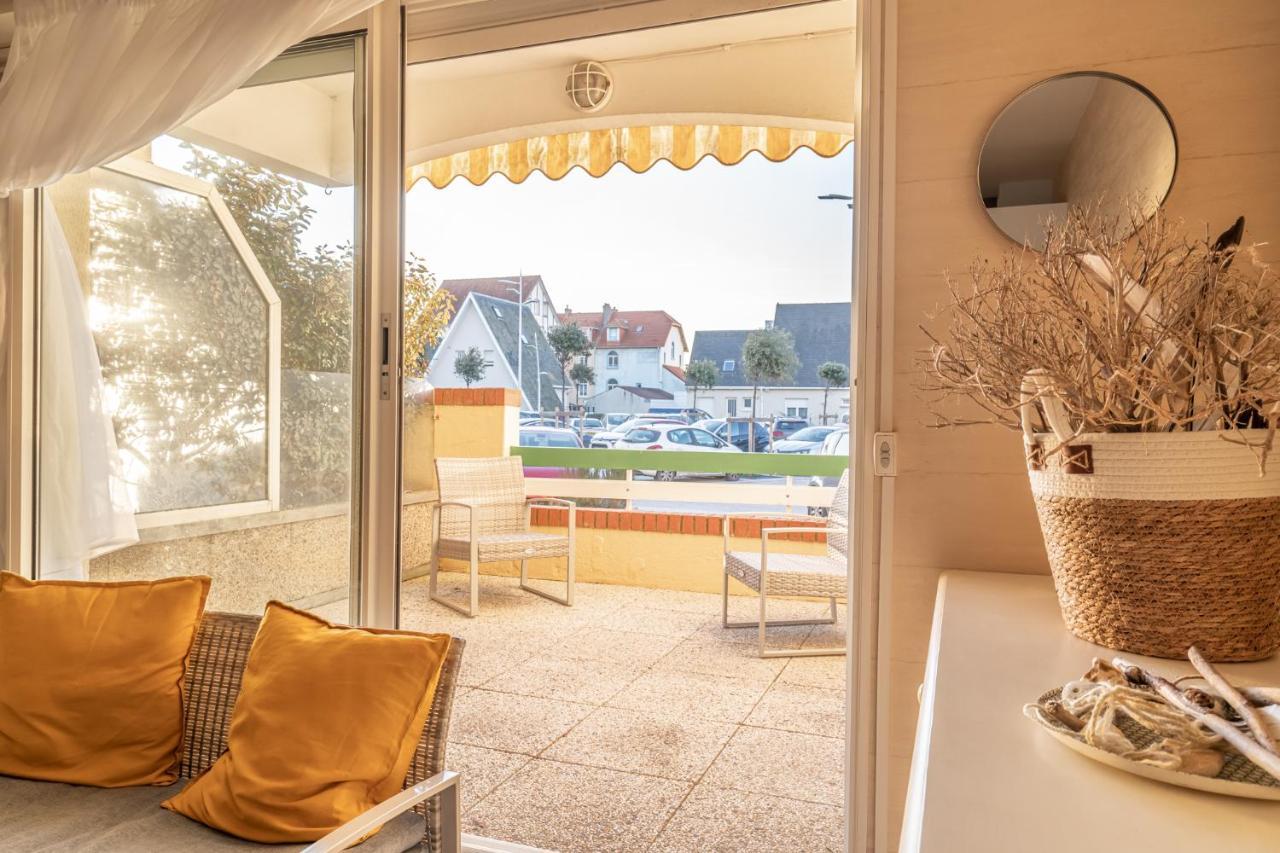 Agreable Appartement Et Terrasse A 2 Pas De La Mer ヴィムルー エクステリア 写真